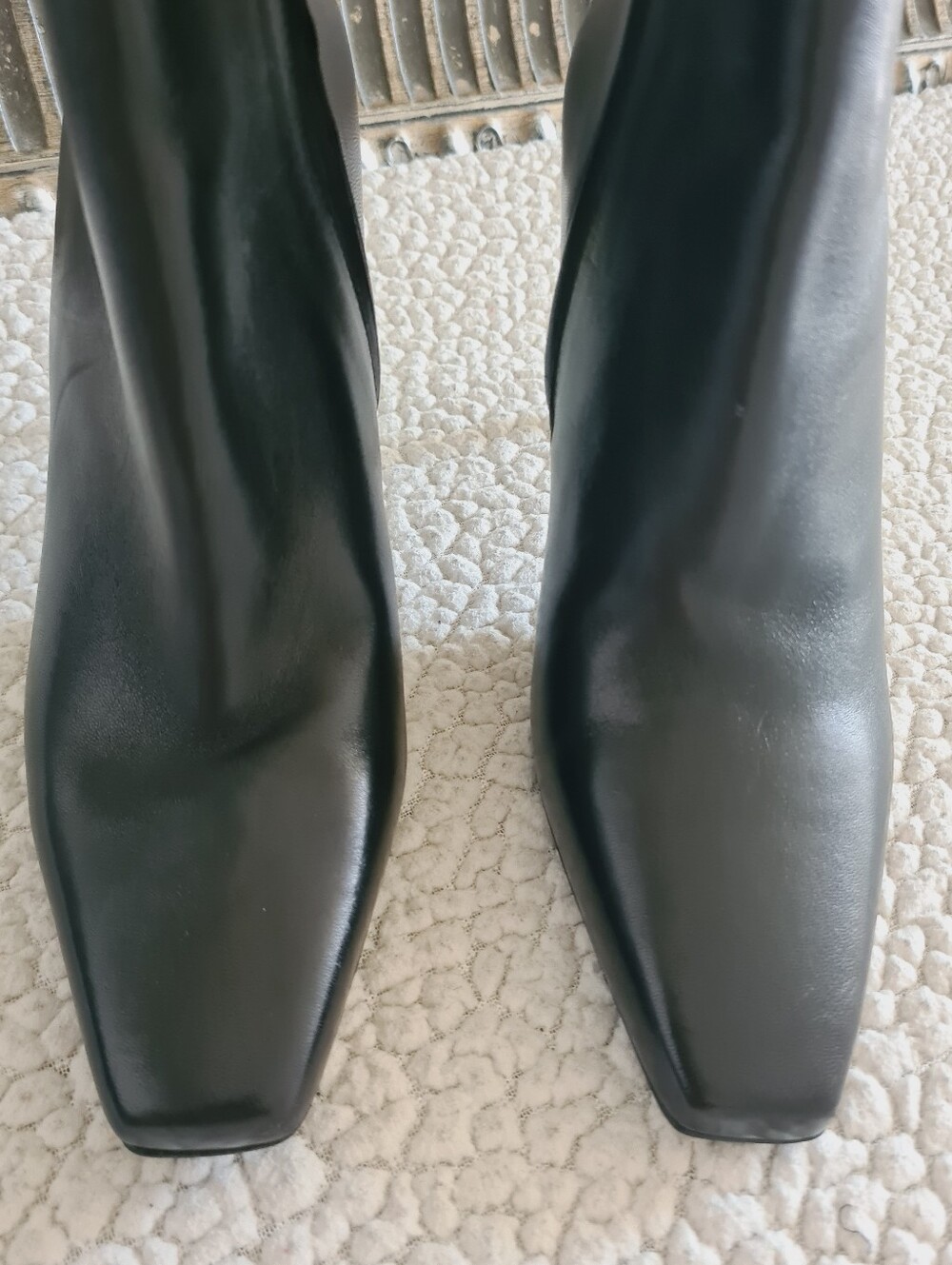OFF-WHITE Allen Gradient Stiletto Heel Ankle Boots Black EU 38 US 8 Org $1,420 - Picture 4 of 14